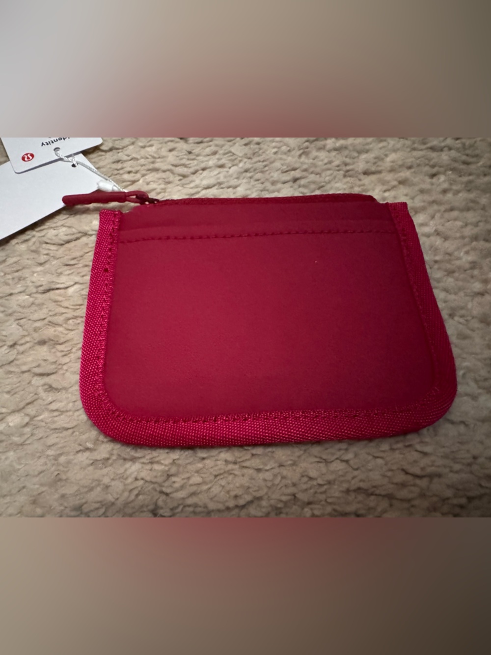 Lululemon True Identity Card Case- Berry Rumble - Picture 2 of 4